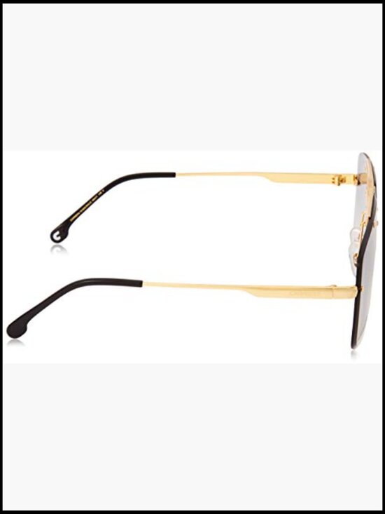Half Rim Pilot Sunglasses With Metal Frames and Gradient Lenses